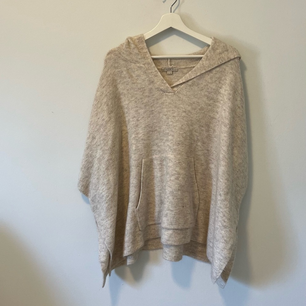 LOFT Oversized Hooded Poncho